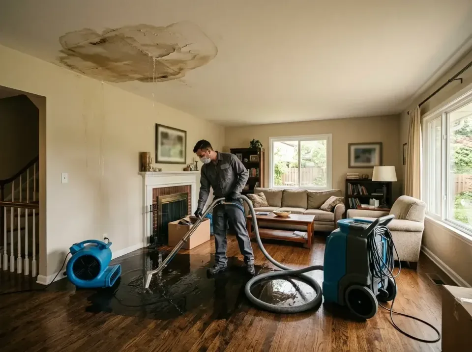 attic-pipe-burst-ceiling-drip-008 — frequently asked questions, Water Damage Restoration & Carpet Care in Cumberland Center,…